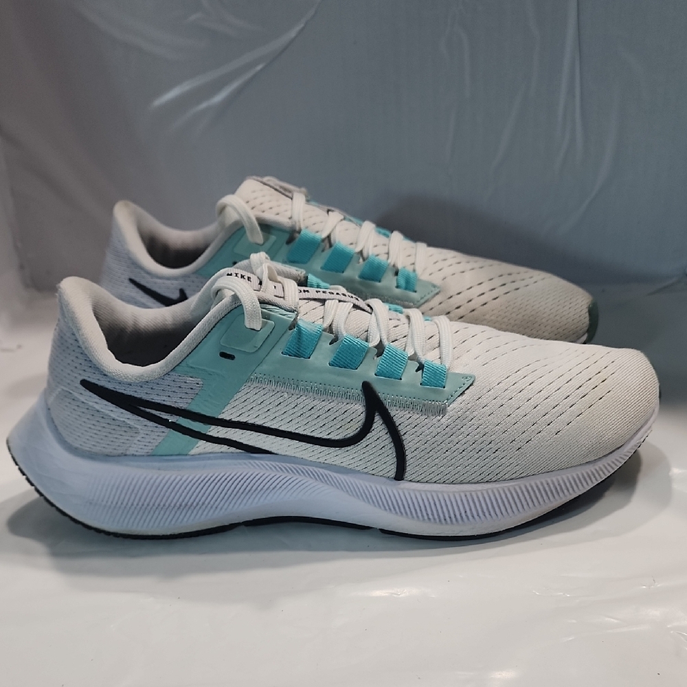 Nike Air Zoom Pegasus 38 White Aurora Blue Sz 8
